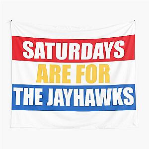 Saturdays Are For The Jayhawks Tapestry