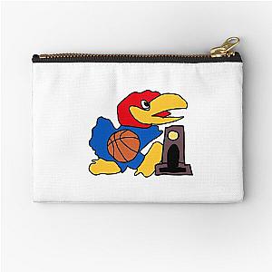 kansas jayhawks ncaa champions Zipper Pouch