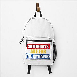 Saturdays Are For The Jayhawks Backpack