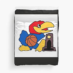 kansas jayhawks ncaa champions  Duvet Cover