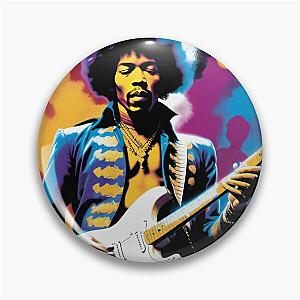 Funky Visions: Hendrix and the 60s Beat Pin