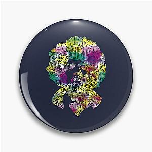 Jimmy Hendrix Legacy Typography Type B Pin