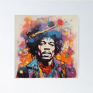 jimmy hendrix blotter Poster