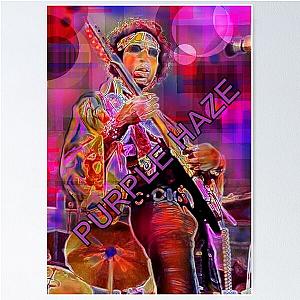 HENDRIX PURPLE HAZE Poster