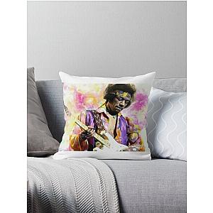 Mr. Jimi Throw Pillow