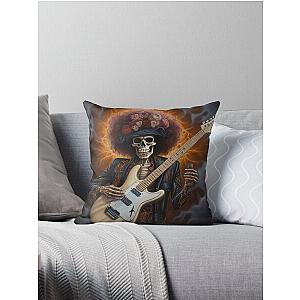 Jimi Hendrix - Guitar God Throw Pillow