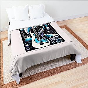 Modern Virtuoso - Abstract Hendrix Essence Comforter