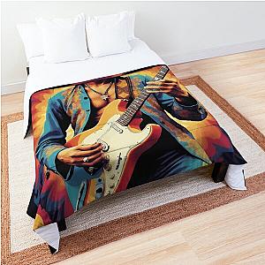 Jimmy Hendrix and guitar Comforter