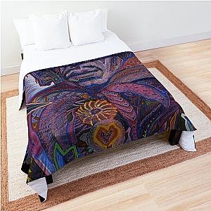 Psychedelic Celestial Jimi Rock Poster Comforter