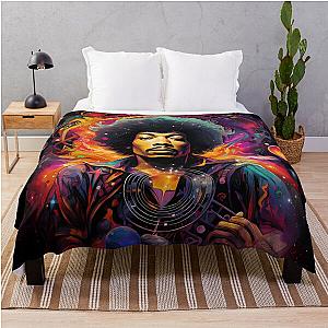 jimmy hendrix  Throw Blanket