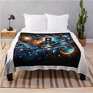 Celestial Melodies jimmy hendrix Throw Blanket