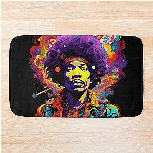 jimmy hendrix Bath Mat