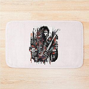 Hendrix Urban Legacy - Street Art Tribute Bath Mat