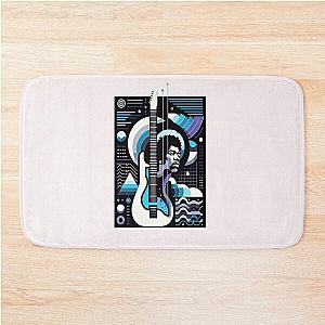 Modern Virtuoso - Abstract Hendrix Essence Bath Mat