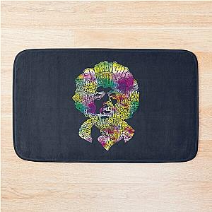 Jimmy Hendrix Legacy Typography Type B Bath Mat