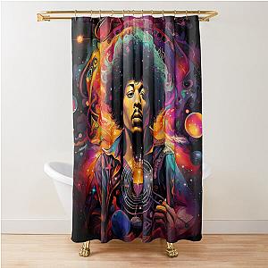 jimmy hendrix  Shower Curtain