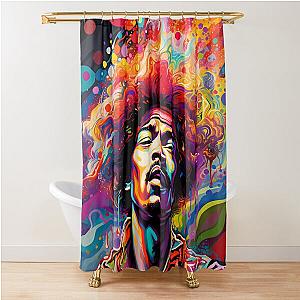 jimmy hendrix  Shower Curtain