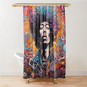 jimmy hendrix Shower Curtain