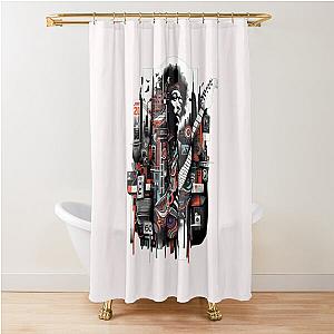 Hendrix Urban Legacy - Street Art Tribute Shower Curtain