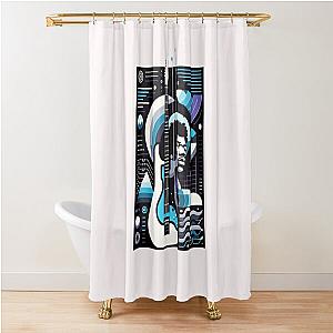 Modern Virtuoso - Abstract Hendrix Essence Shower Curtain