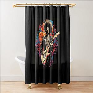 Jimmy Hendrix Vintage Shower Curtain