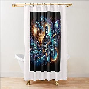 Celestial Melodies jimmy hendrix Shower Curtain