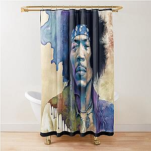 aquarellix jimi Shower Curtain