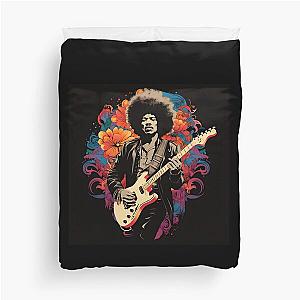 Jimmy Hendrix Vintage Duvet Cover