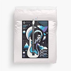 Modern Virtuoso - Abstract Hendrix Essence Duvet Cover