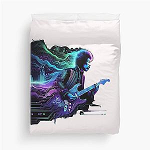 Cyber Strings - Hendrix in the Digital Age Duvet Cover