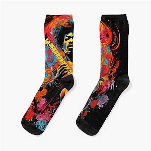 jimmy hendrix Socks