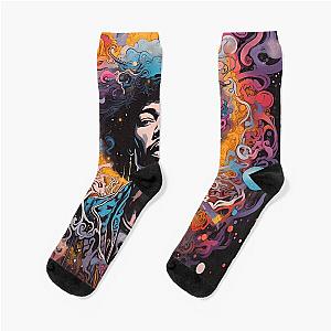 jimmy hendrix Socks