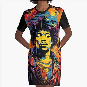 hendrix Graphic T-Shirt Dress