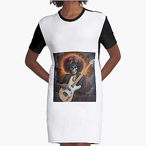 Jimi Hendrix - Guitar God Graphic T-Shirt Dress