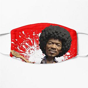 Jimmy Hendrix cartoon Flat Mask