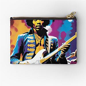 Funky Visions: Hendrix and the 60s Beat Zipper Pouch