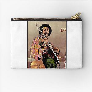 Jimmy Hendrix Illustration Zipper Pouch