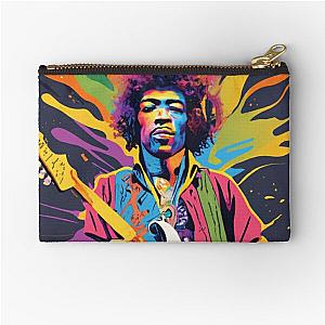 Psychedelic Jimmy Hendrix and his Guitar Zipper Pouch