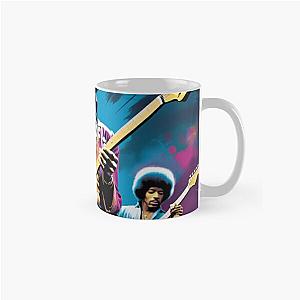 Funky Jam: Purple Hues and Hendrix Classic Mug