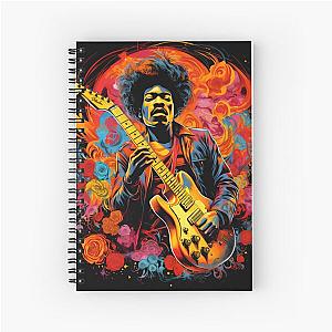 jimmy hendrix Spiral Notebook