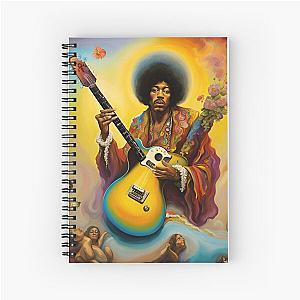 Jimi Hendrix - Reinventing The Guitar 3 Spiral Notebook