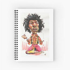 Jimi Hendrix toast Spiral Notebook