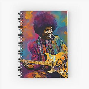 Jimi Hendrix - Reinventing The Guitar 1 Spiral Notebook