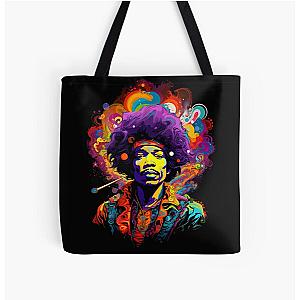 jimmy hendrix All Over Print Tote Bag