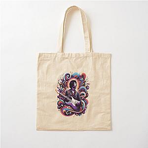 Psychedelic Strings - Hendrix Inspired Abstract Cotton Tote Bag