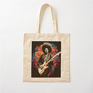 Jimmy Hendrix Vintage Cotton Tote Bag