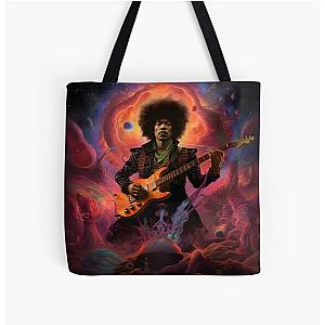 Jimmy Hendrix All Over Print Tote Bag