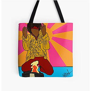 Jimi Hendrix - Sacrifice All Over Print Tote Bag