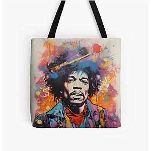 jimmy hendrix blotter All Over Print Tote Bag