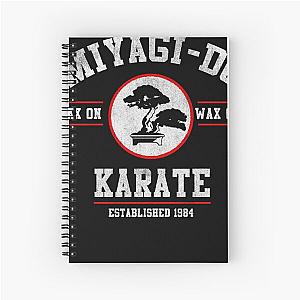 Miyagi Do Karate Kid Wax On Wax Off Essential Spiral Notebook